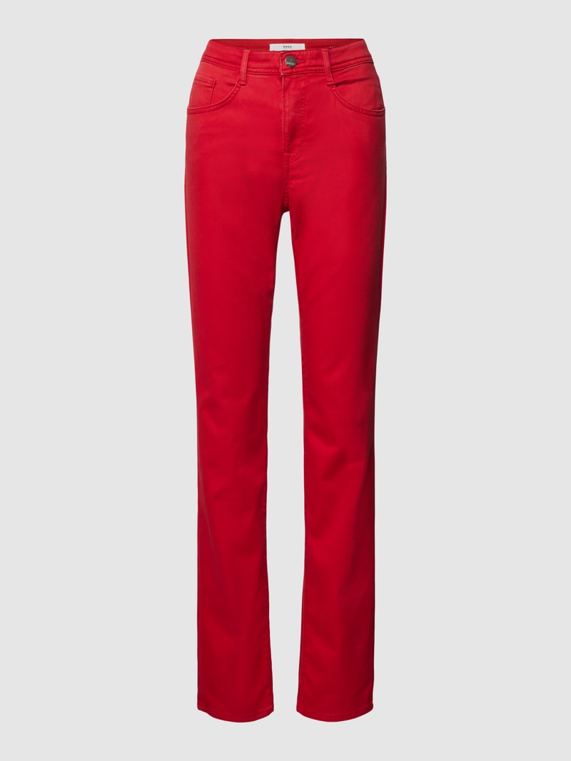 Hose im 5-Pocket-Design Modell 'Mary' in rot