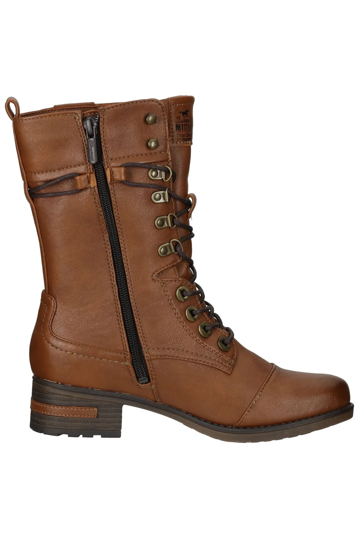 Mustang  Stiefel - Braun - Blockabsatz