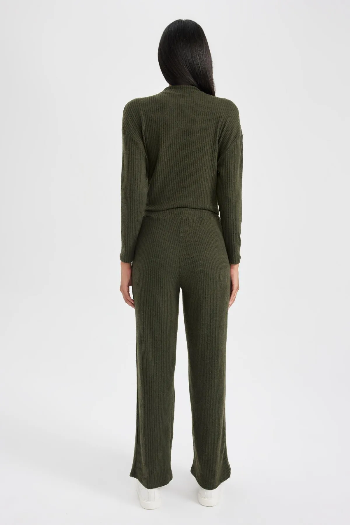 DeFacto  Gerippte Camisole-Jogginghose mit normaler Passform