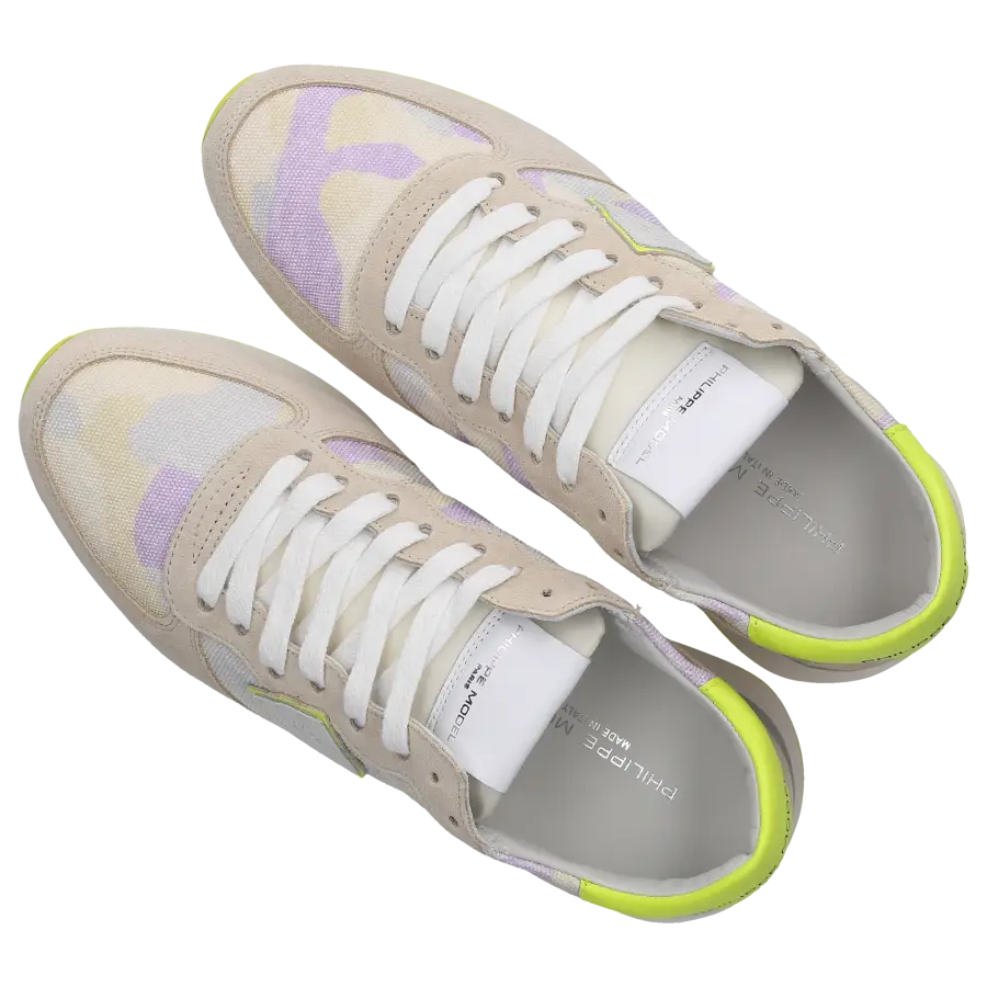 Philippe Model - Sneaker low TZLD-CN25 Veloursleder - beige
