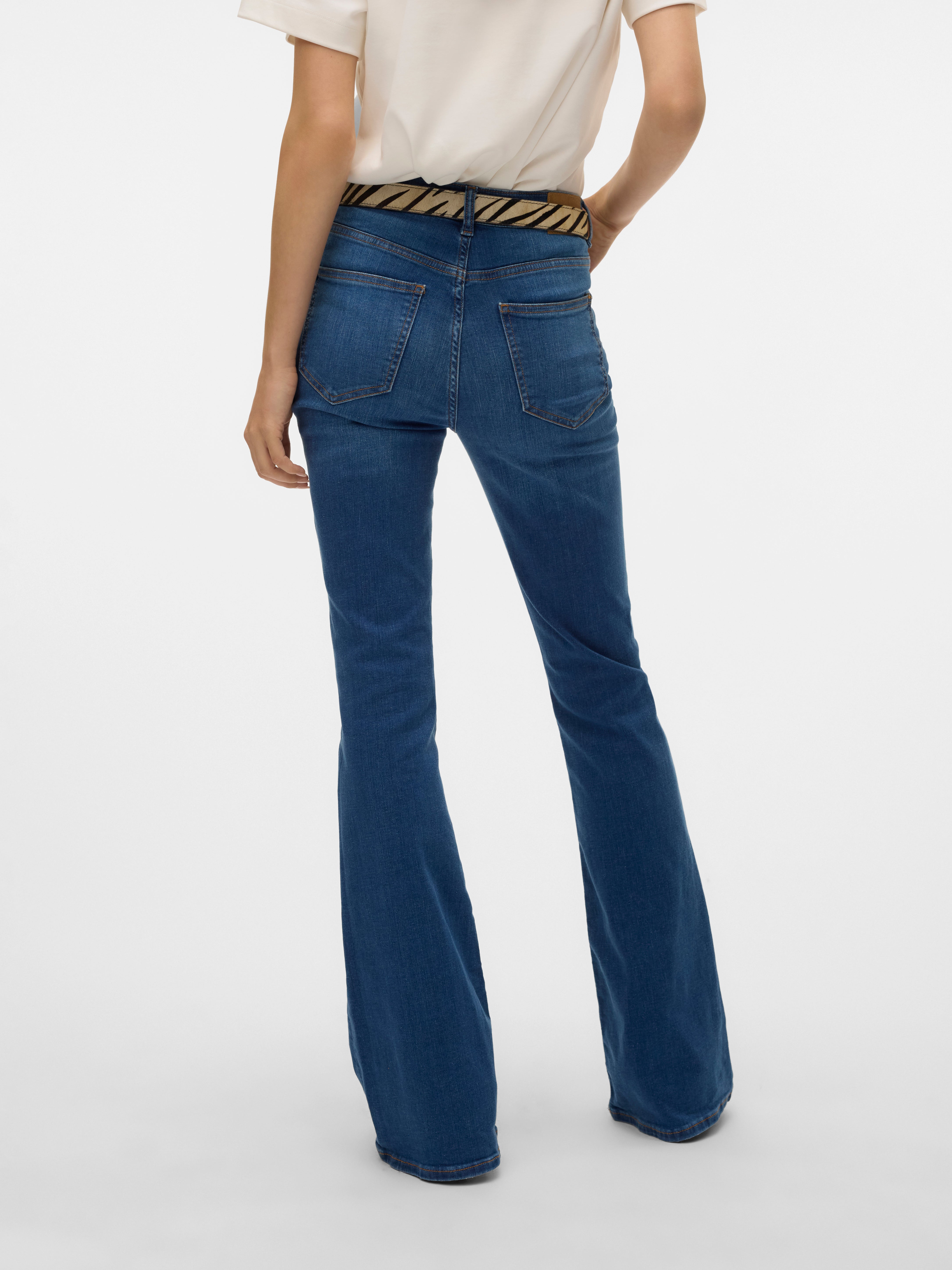 VMSIGA Hohe Taille Ausgestellt Jeans