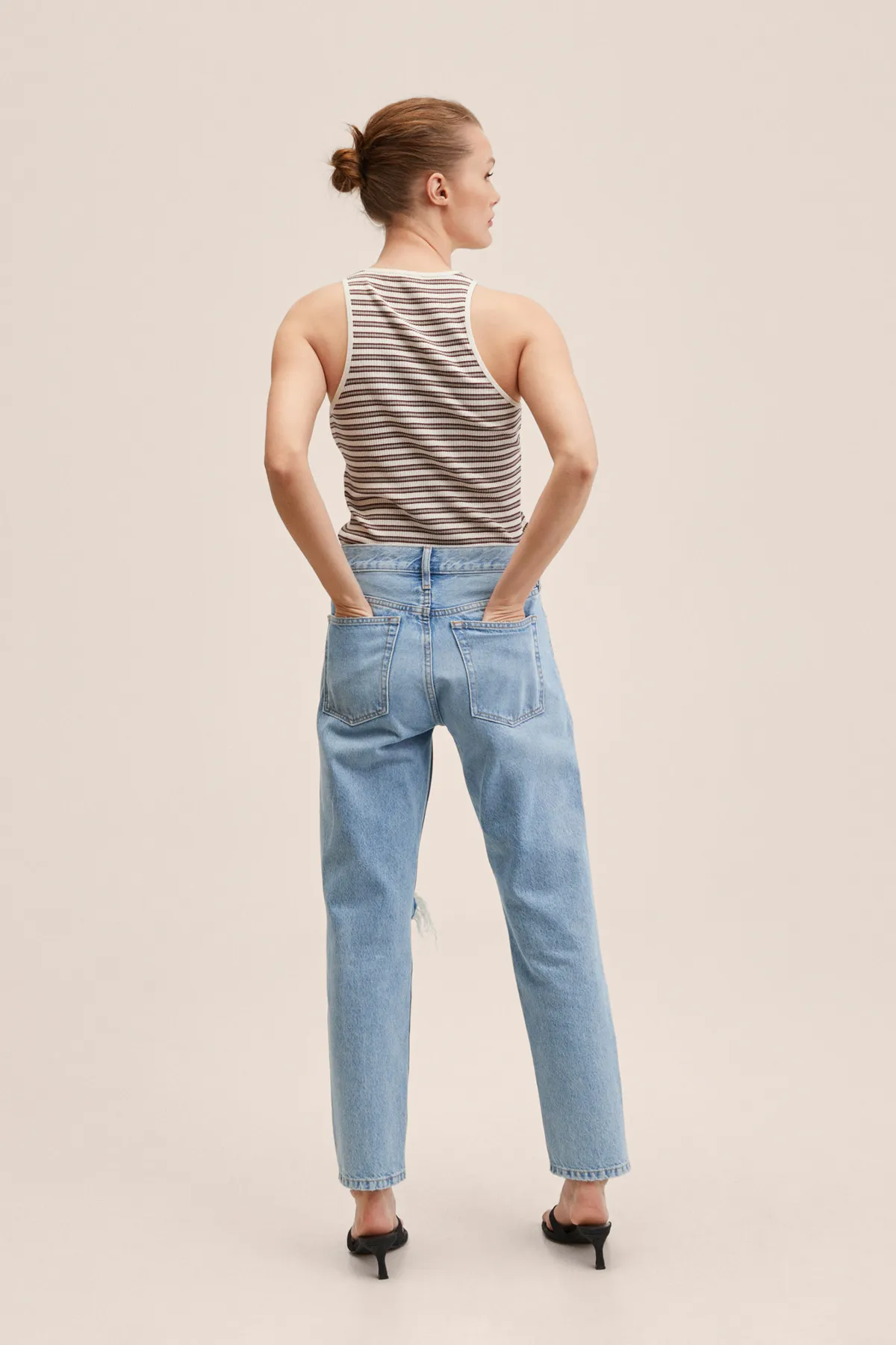 MANGO  27037128 Damen/Mädchen Mittelblau