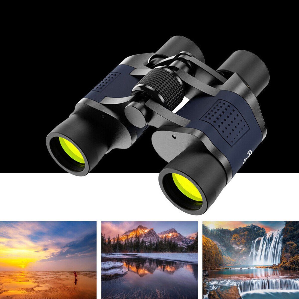 flowgoer Outdoor-Reise-Nachtsichtteleskop Fernrohr (für Vogelbeobachtung,Reisen, Sternenbeobachtung, Jagd, Konzerte, Sport)