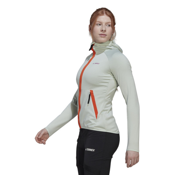 ADIDAS TERREX LITE FLOOCE HOODED FLEECEJACKE Damen - Fleecejacke