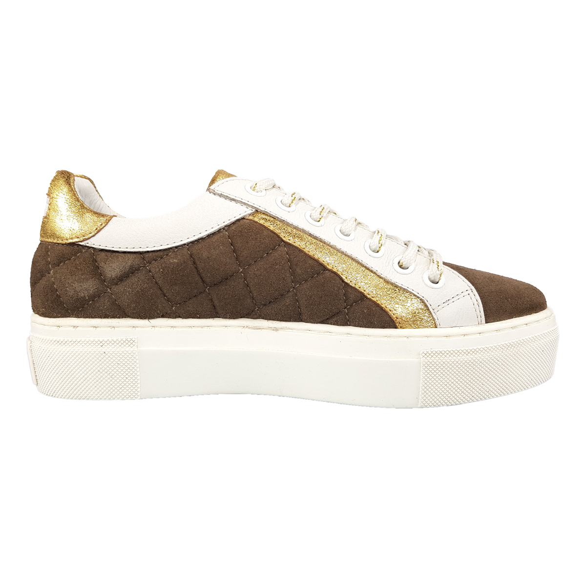Copenhagen Shoes My Sneaks CS7463 Braun 004 taupe/ gold