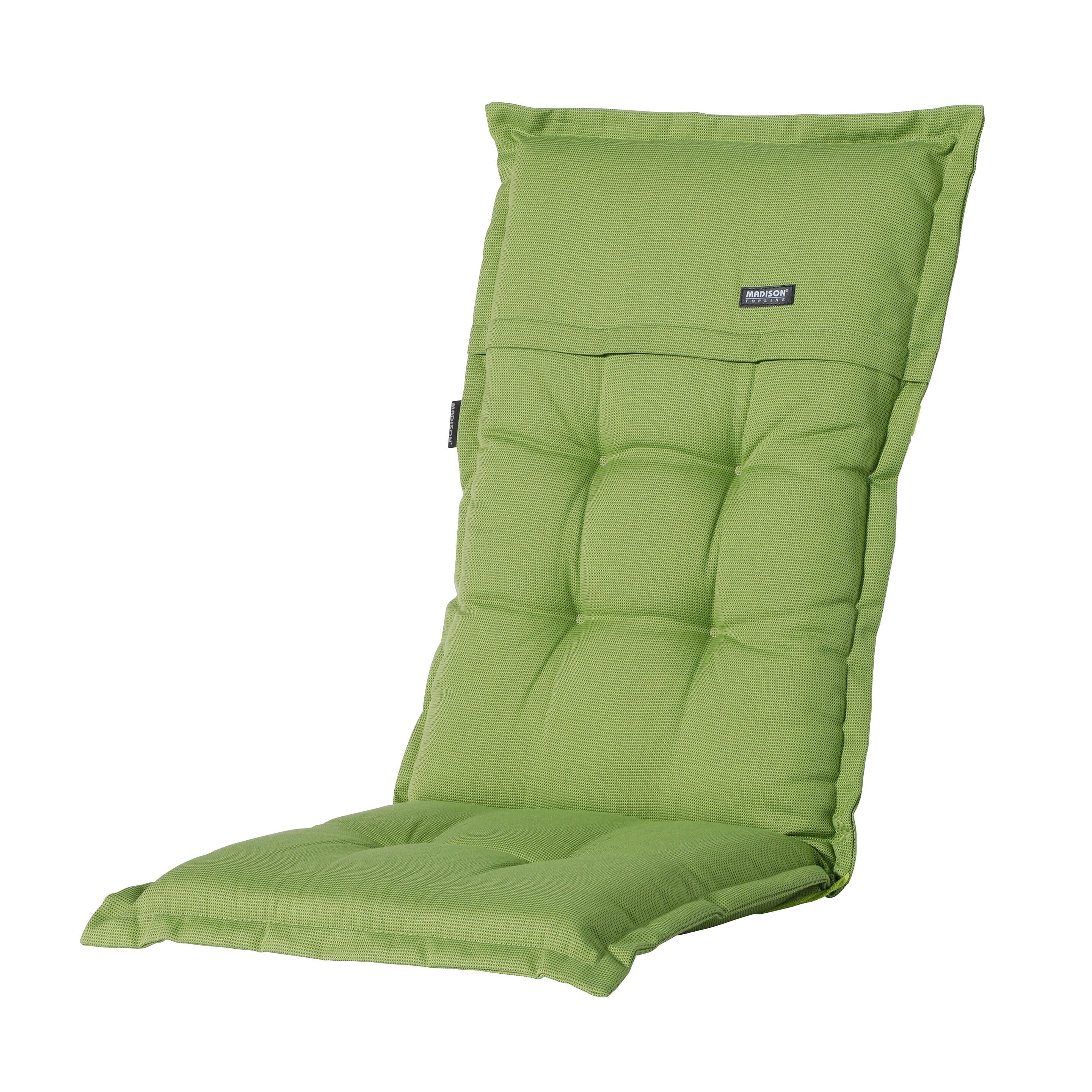 Madison Rib Lime 123x50 Gartenkissen mit hoher Rückenlehne