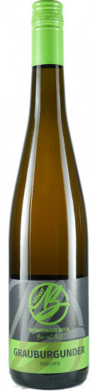 2021 Grauburgunder trocken - BioWeingut Beck-Winter
