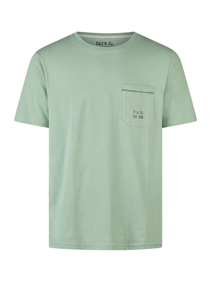 Phil & Co. Berlin  Pyjama Shorty in grün-marine günstig kaufen
