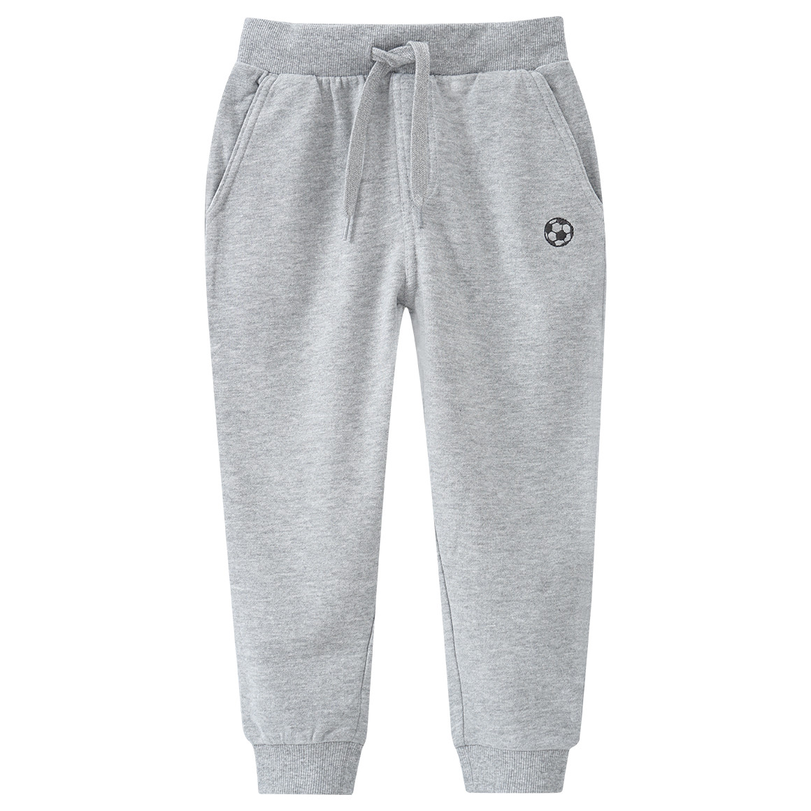 2 Jungen Jogginghosen mit Fußball-Print