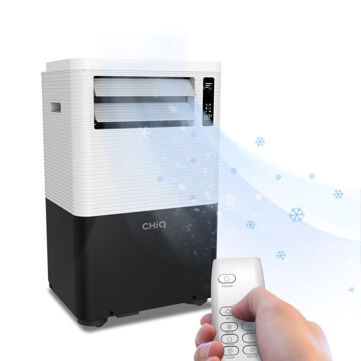 CHiQ 3-in-1-Klimagerät Mobile Klimaanlage Klimagerät Luftentfeuchter 9000 BTU