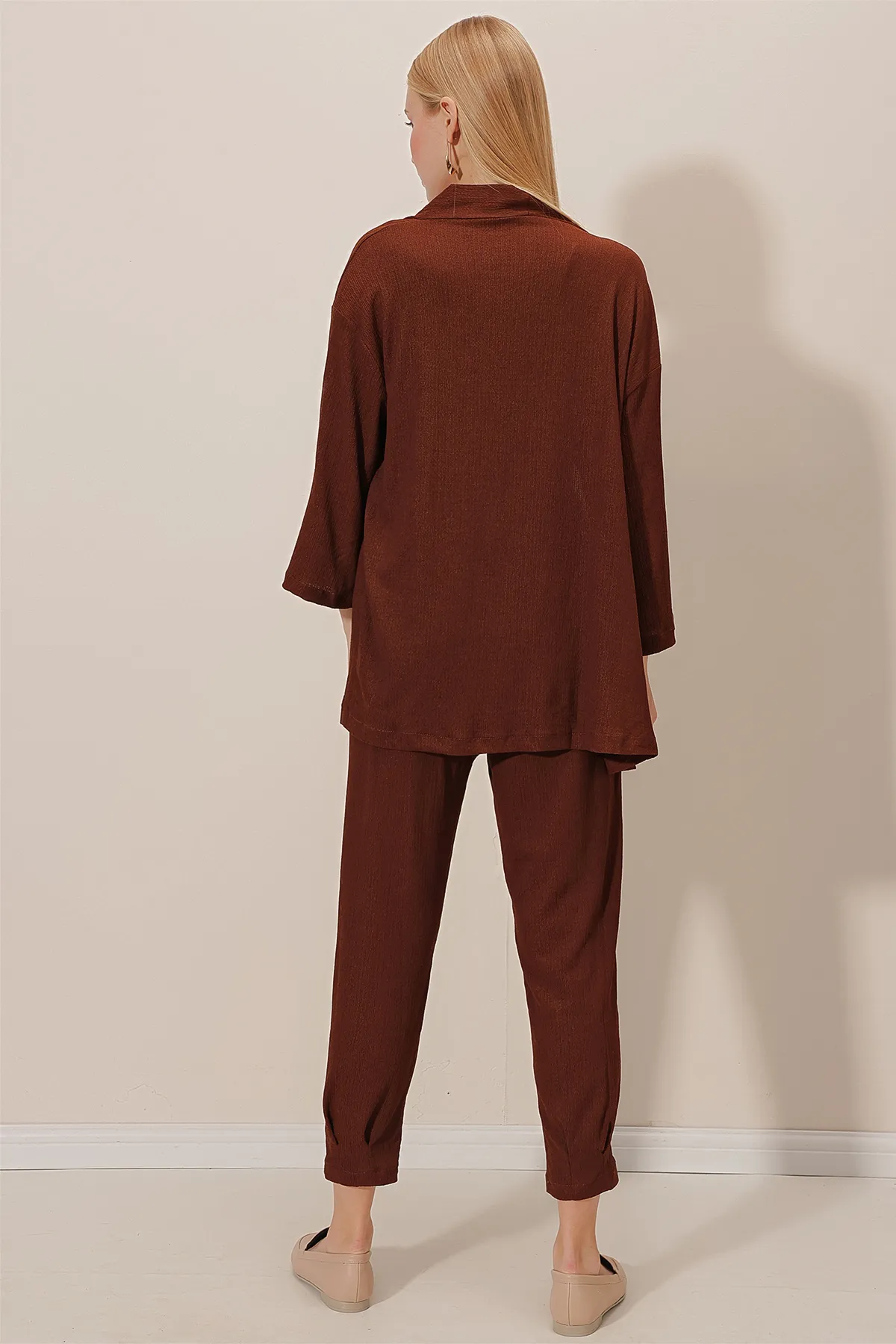 HAKKE  Bürümcük Cardigan-Hosen-Set