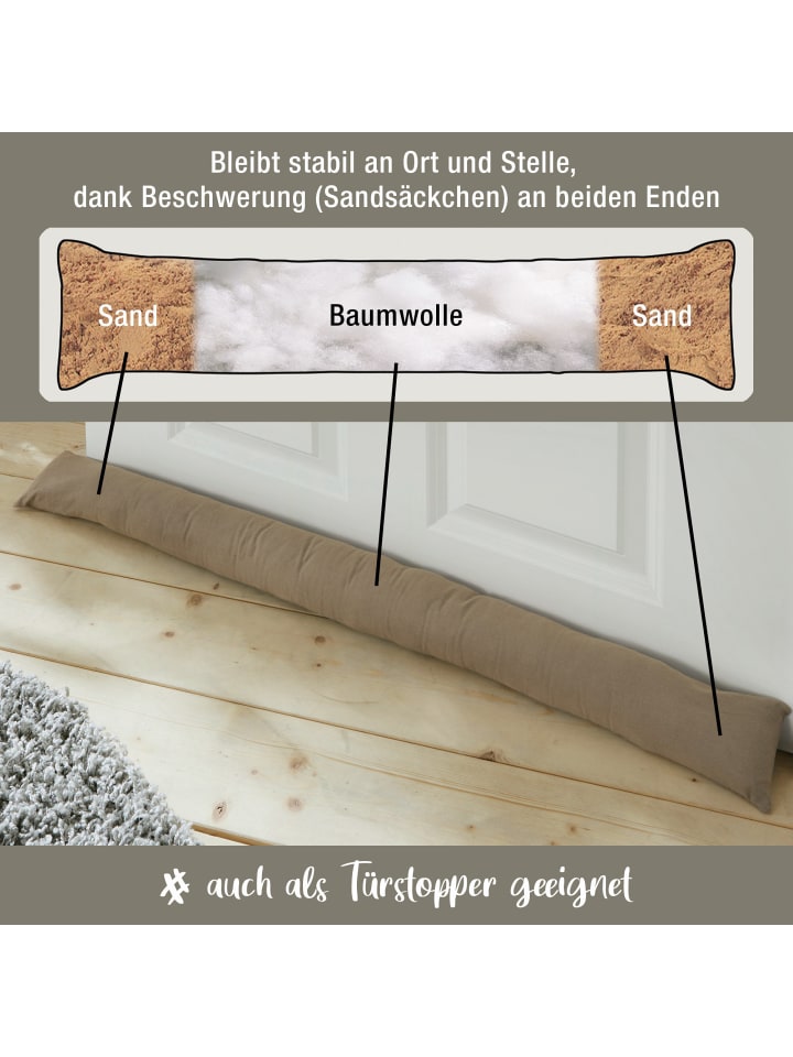 REDBEST Zugluftstopper Seattle in taupe günstig kaufen