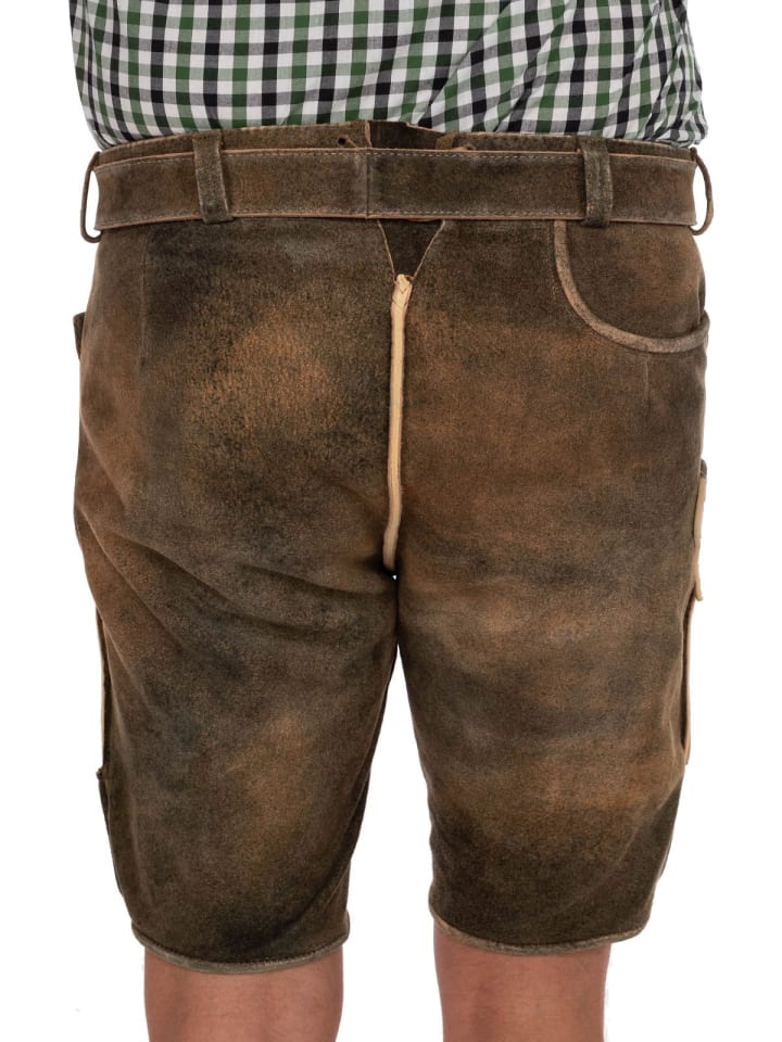 MADDOX Lederhose HERMANN in braun günstig kaufen