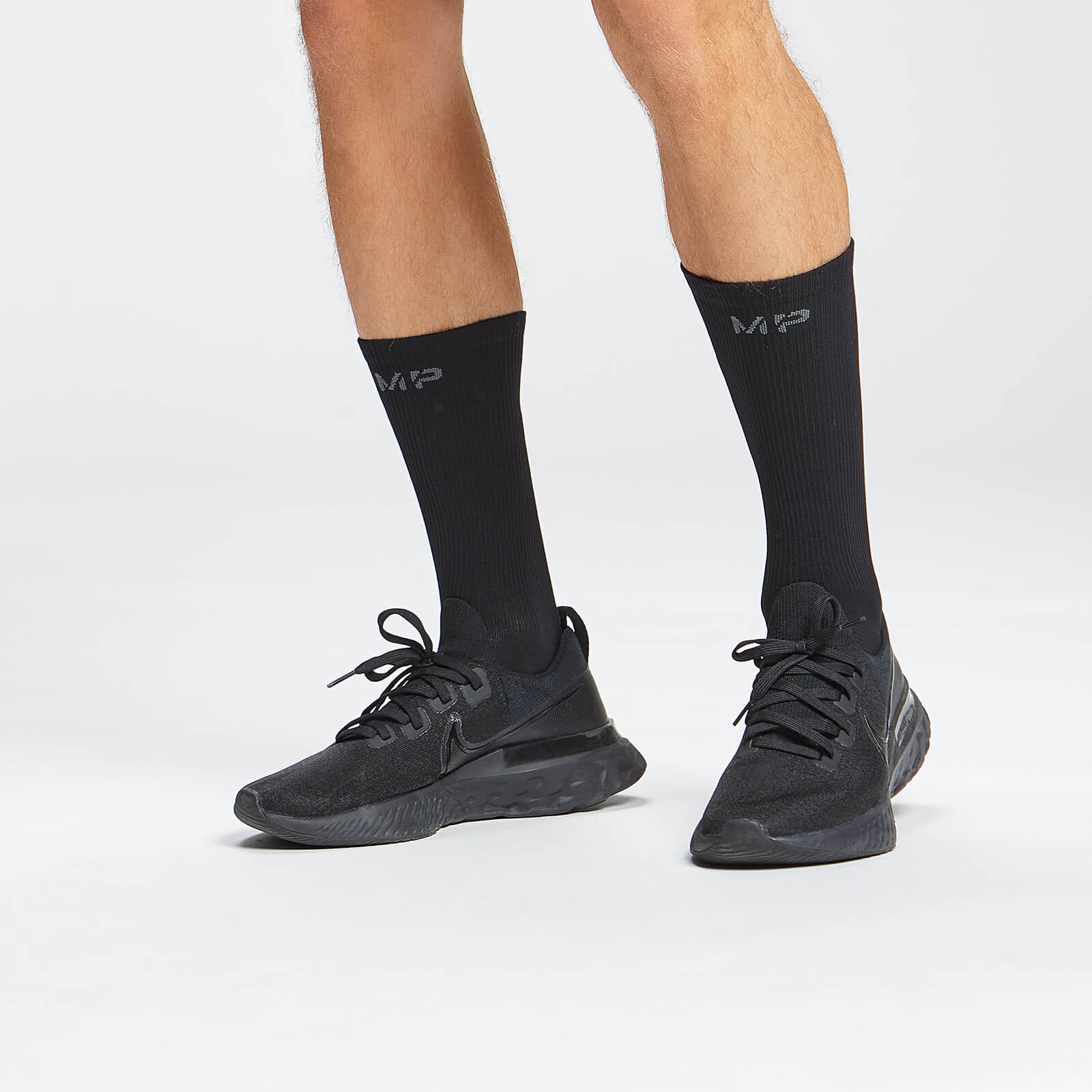 Chaussettes de tennis unisexes MP Agility – Noir