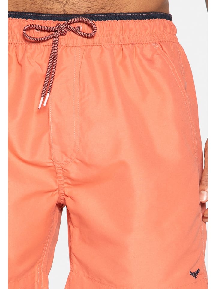 Threadbare Badeshorts Dawlish in Coral günstig kaufen