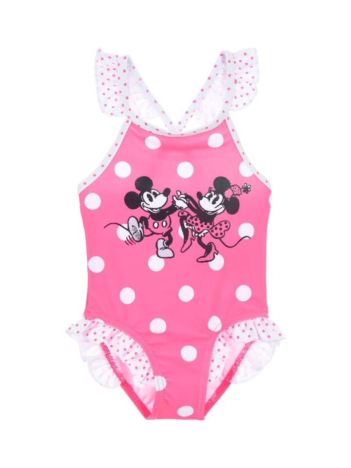 Disney Minnie Mouse Badeanzug in Pink günstig kaufen