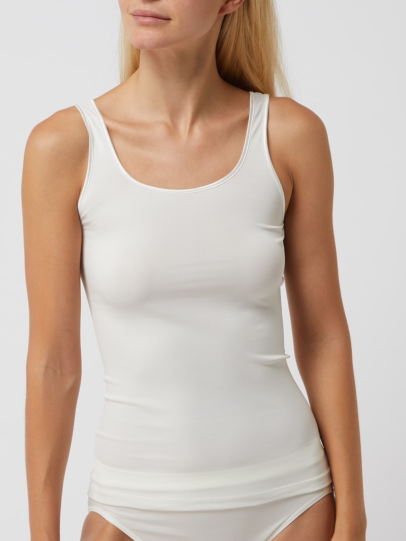 Unterhemd aus Viskosemischung Modell 'Emotion' in beige