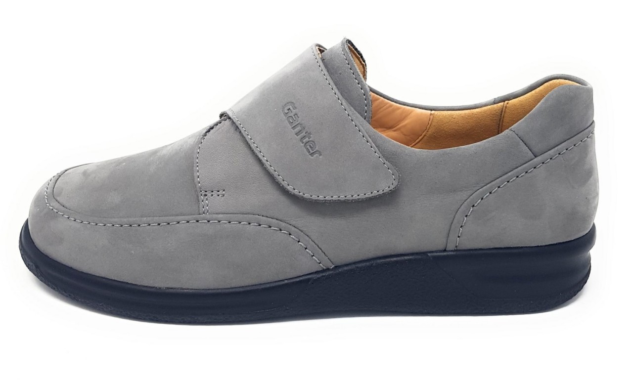 GANTER Komfort Slipper grau