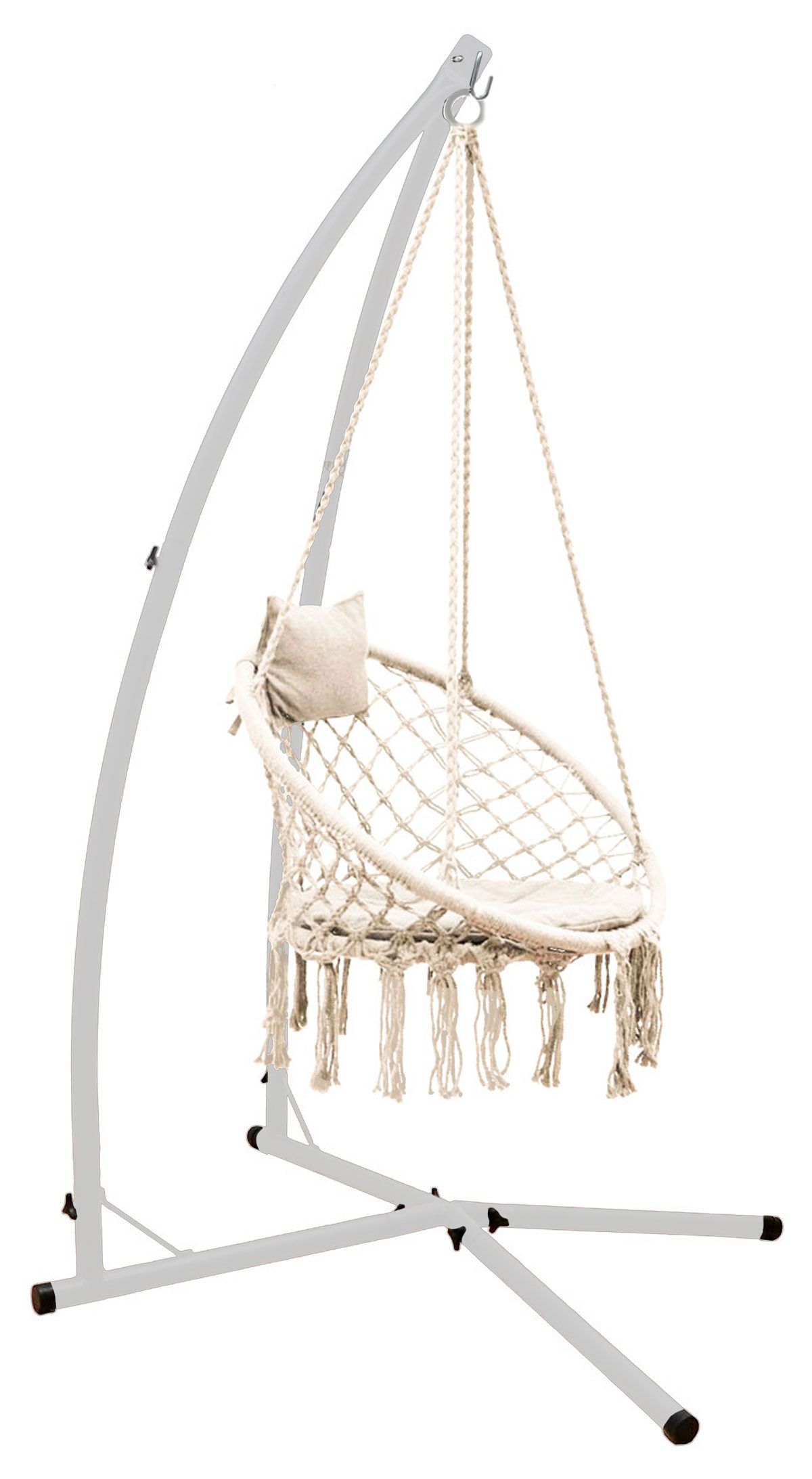 AMANKA 215 cm bis 120 kg Hängesessel Gestell