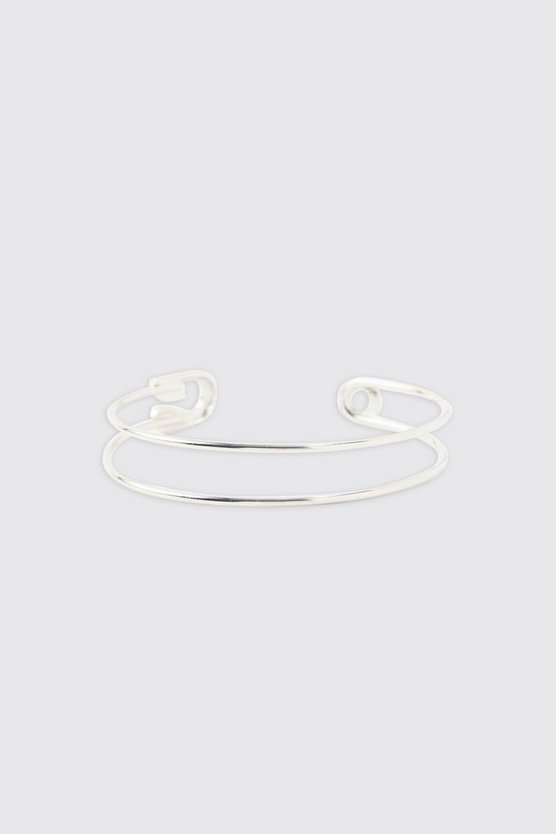 Silbernes Armband mit Sicherheitsnadel