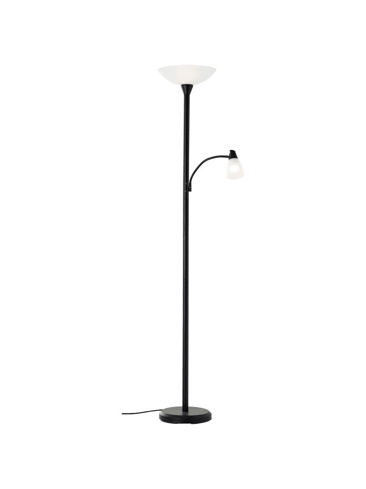 Brilliant Deckenfluter mit Lesearm Lucy ⌀ 30,5 cm in schwarz günstig kaufen onesize
