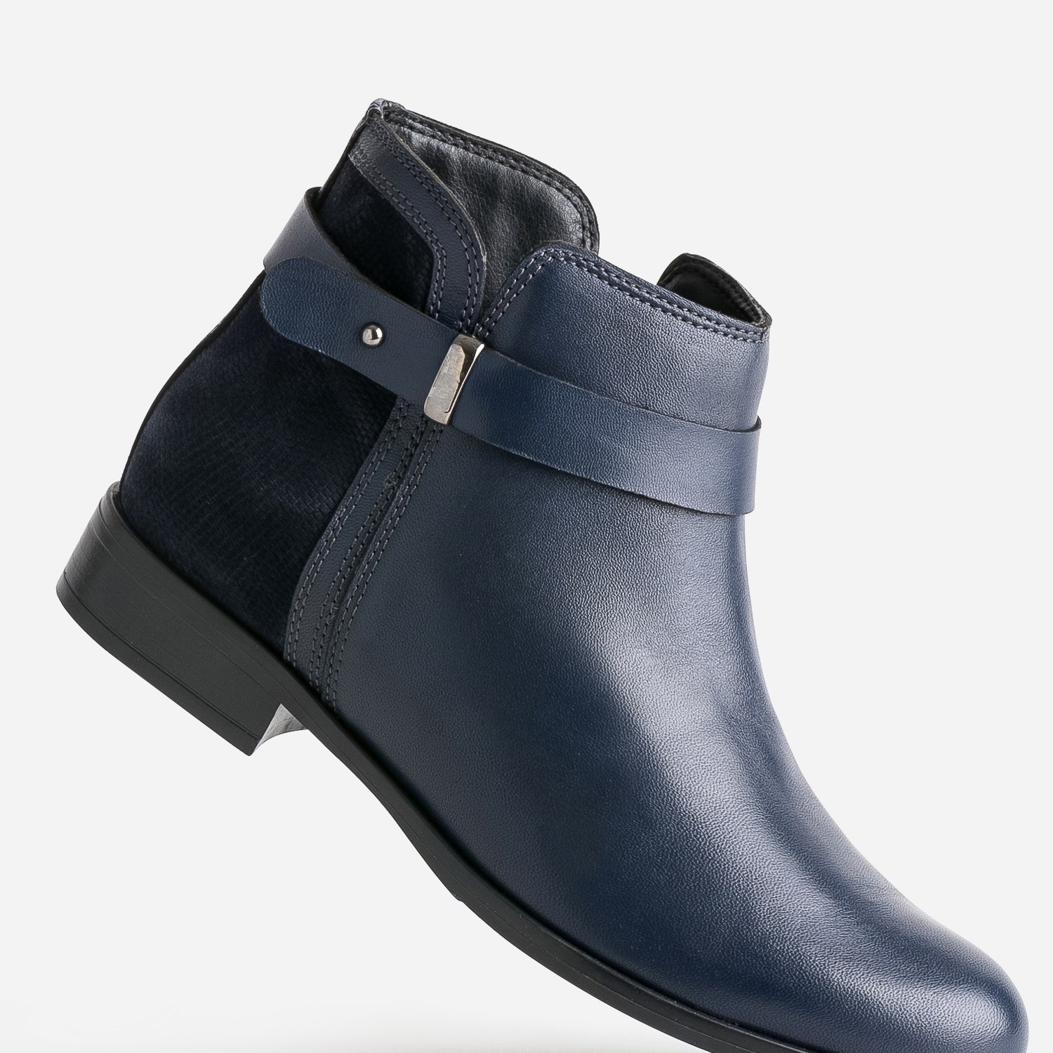 Boots marine bi matière
