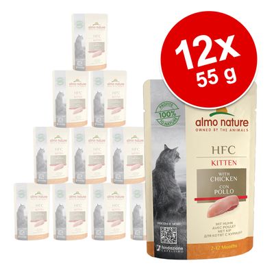 Sparpaket Almo Nature HFC Kitten 12 x 55 g