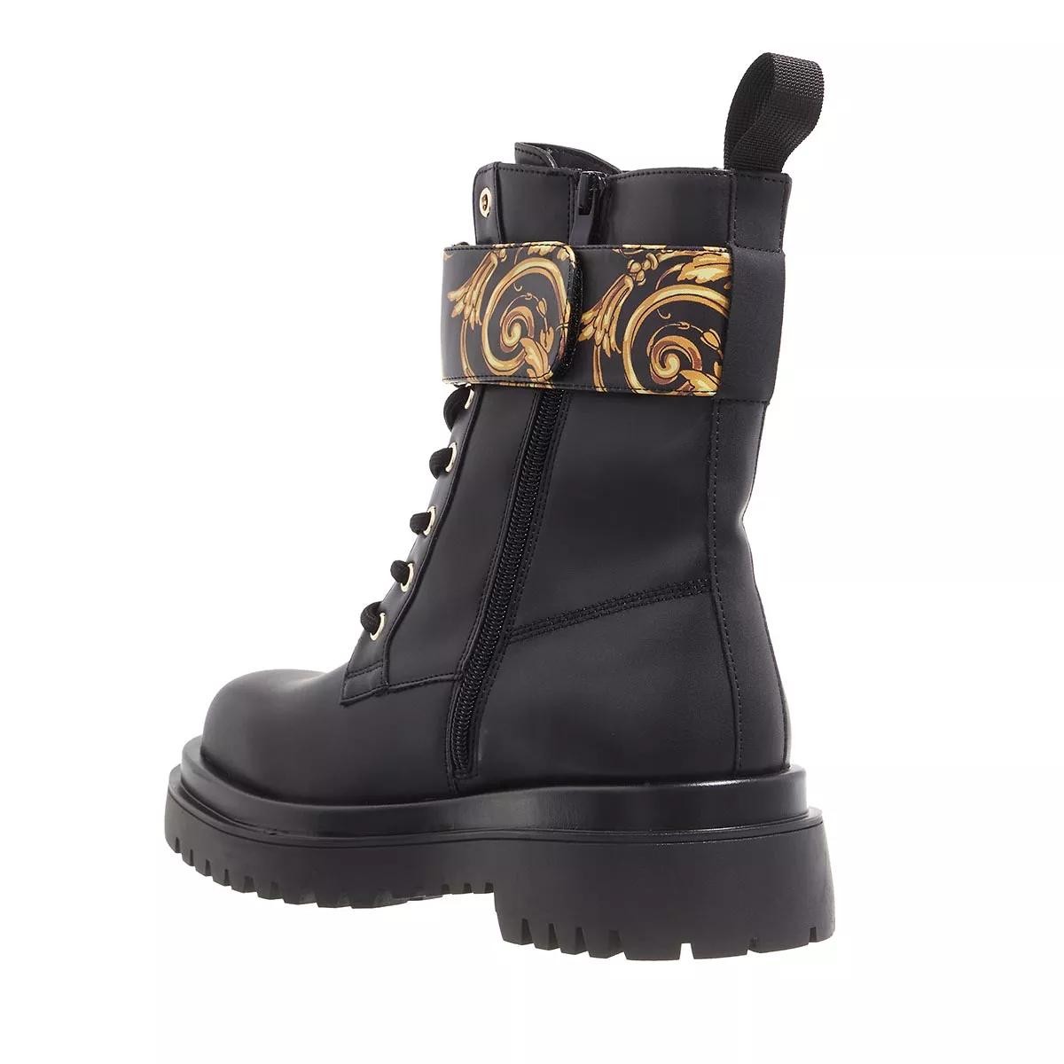 VERSACE Stiefeletten schwarz Schnürstiefel