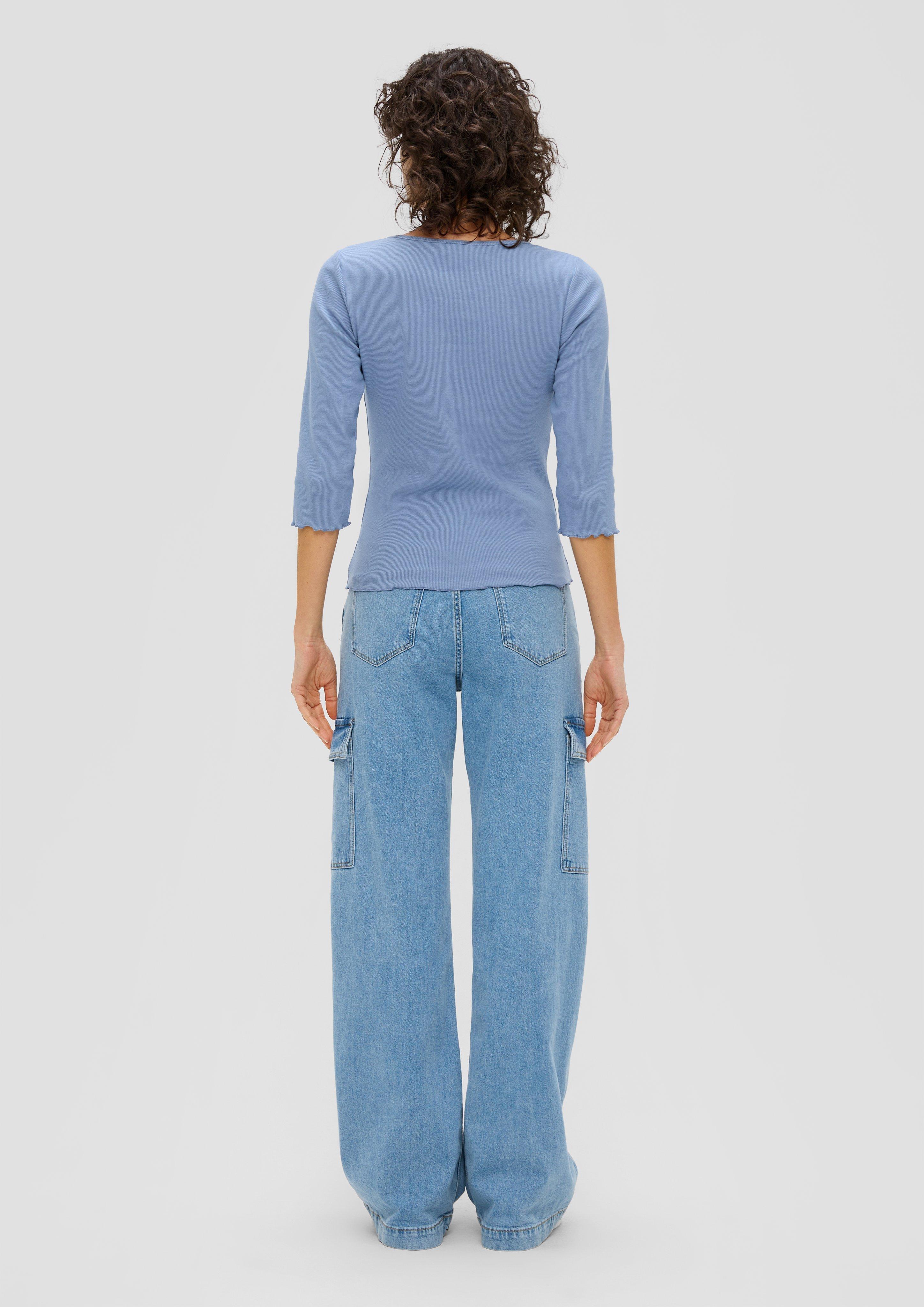 3/4-Ärmel-Shirt mit Rollsaum  2157735-5271