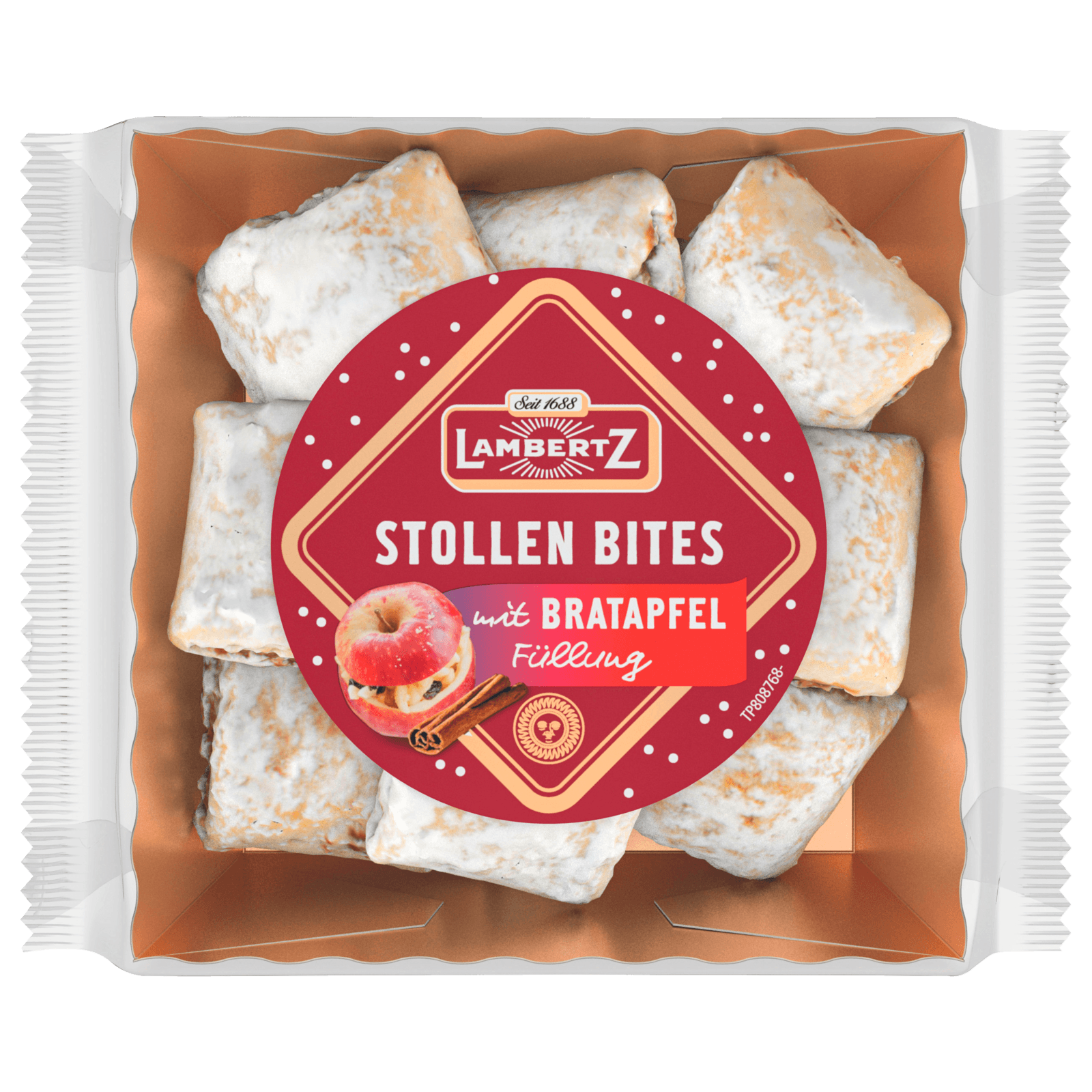 Lambertz Stollen-Bites mit Bratapfelfüllung 350g