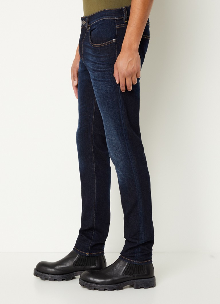 Vaqueros slim fit D-Strukt de Diesel, spălare închisă la culoare