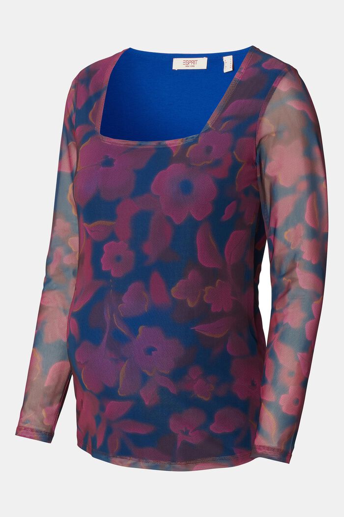 MATERNITY Longsleeve aus Mesh mit Print