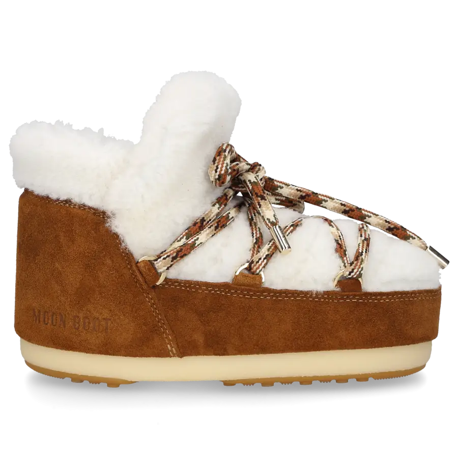 MOON BOOT - Snowboots PUMPS Veloursleder - braun