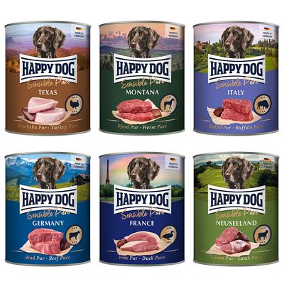 Sparpaket Happy Dog Sensible Pure 24 x 800 g