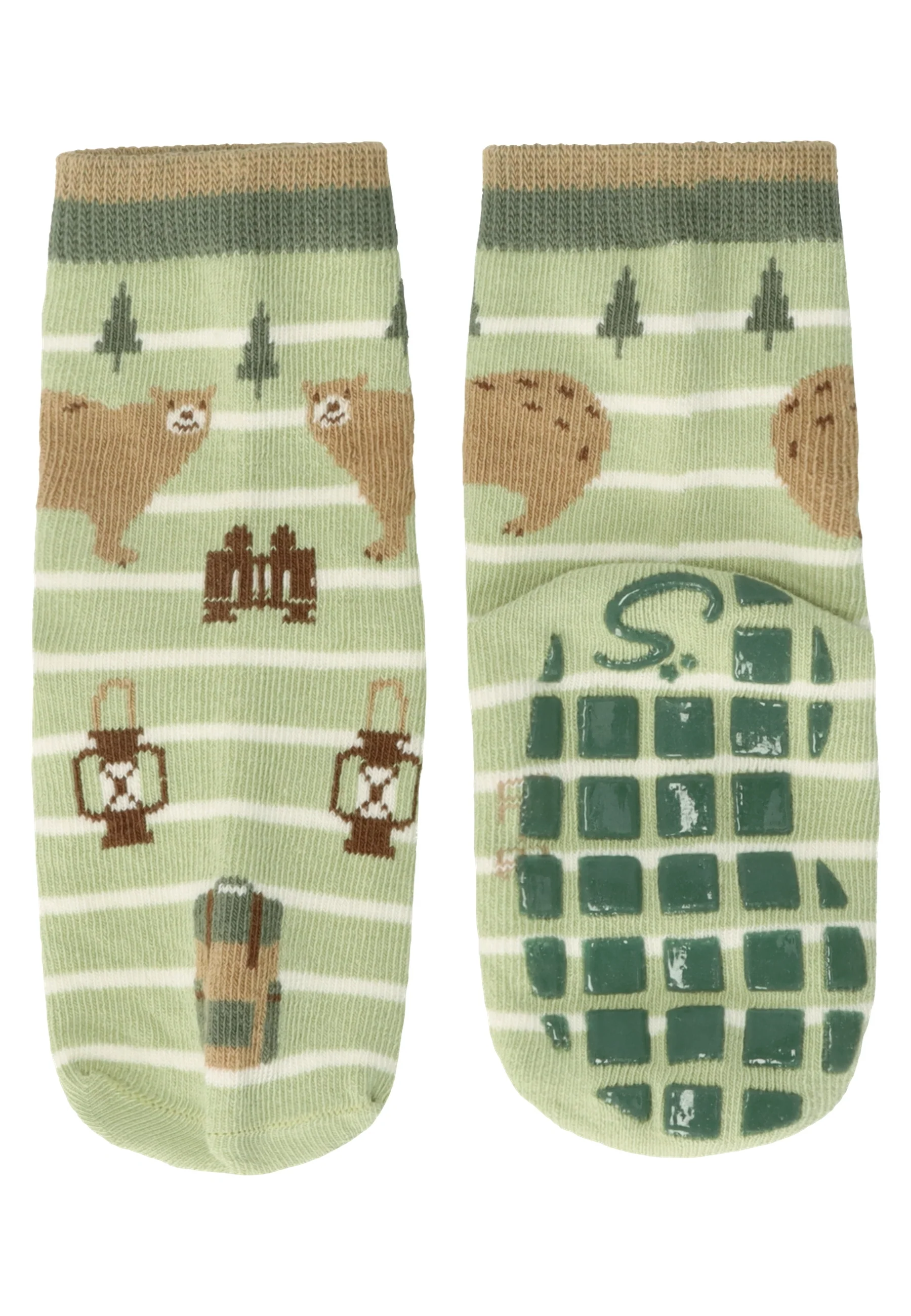 ABS Socken im 2er Pack mit Motiv Camper