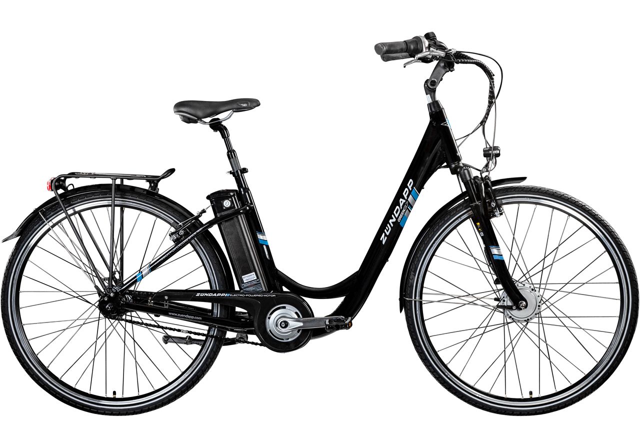 Zündapp Green 3.7 E Bike Damen 28 Zoll Pedelec 7 Gang Elektrofahrrad ab 150 cm Damenfahrrad retro Hollandrad