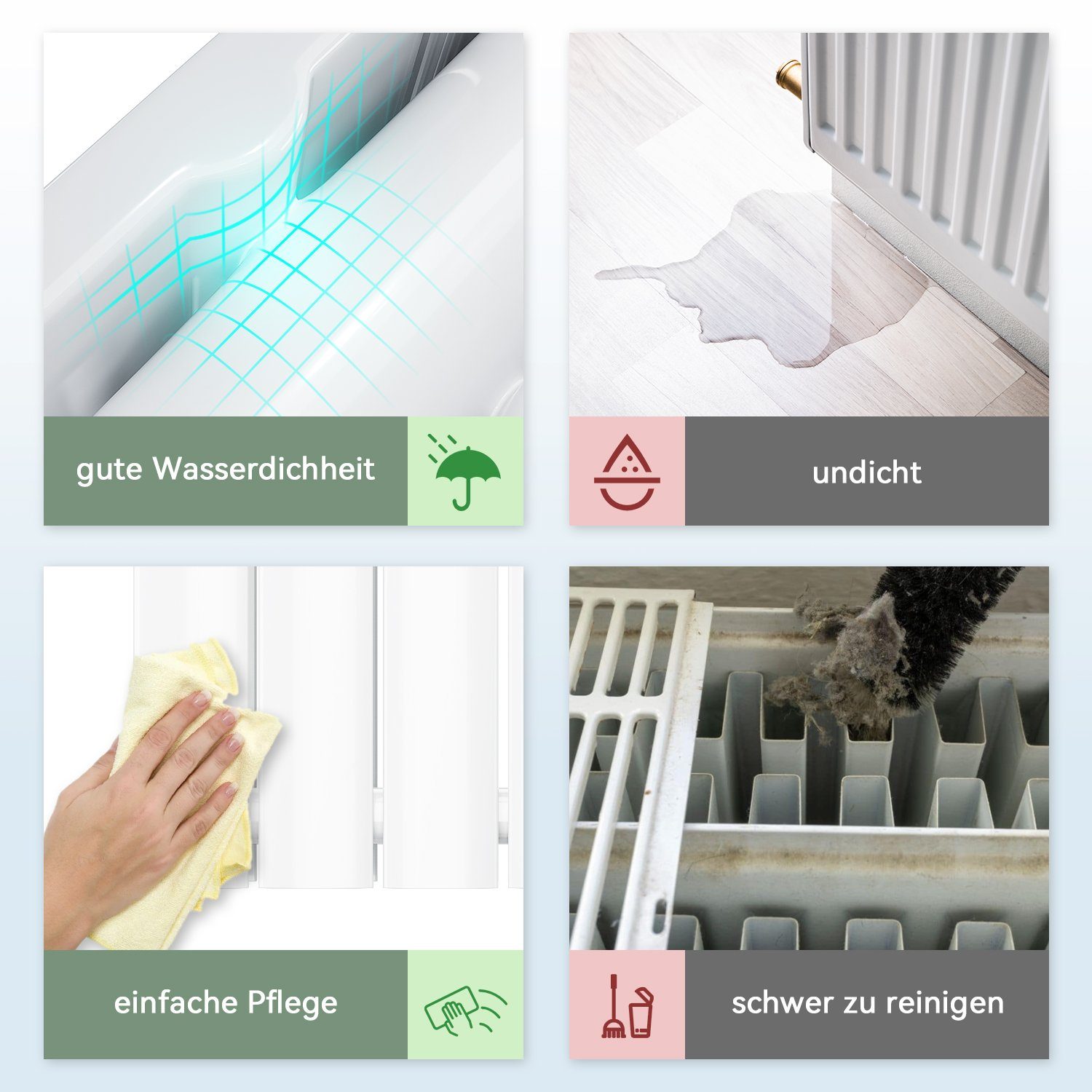 ELEGANT Designheizkörper Design Heizkörper Flach Anthrazit mit Multiblock Doppellagig/Einlagig, Paneelheizkörper Vertikal/Horizontal, Doppellagig/Einlagig, Anthrazit