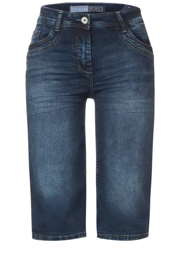 CECIL Slim Fit Jeansbermuda