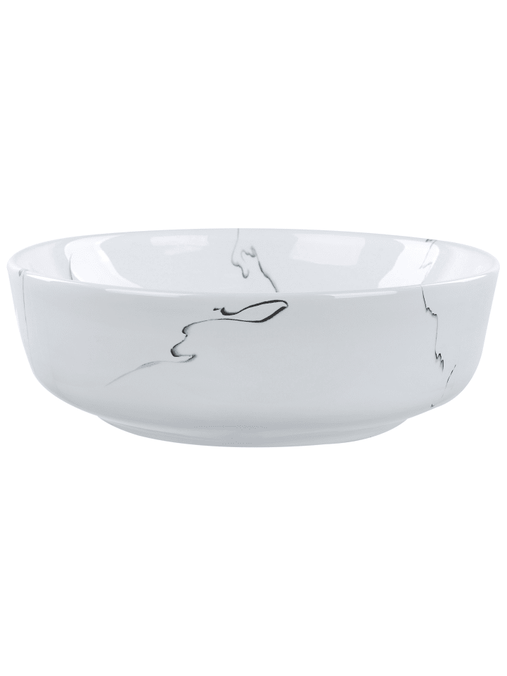 Beliani Waschbecken HOPI in Weiß - (W) 42 x (H) 14 x (L) 42 cm günstig kaufen onesize