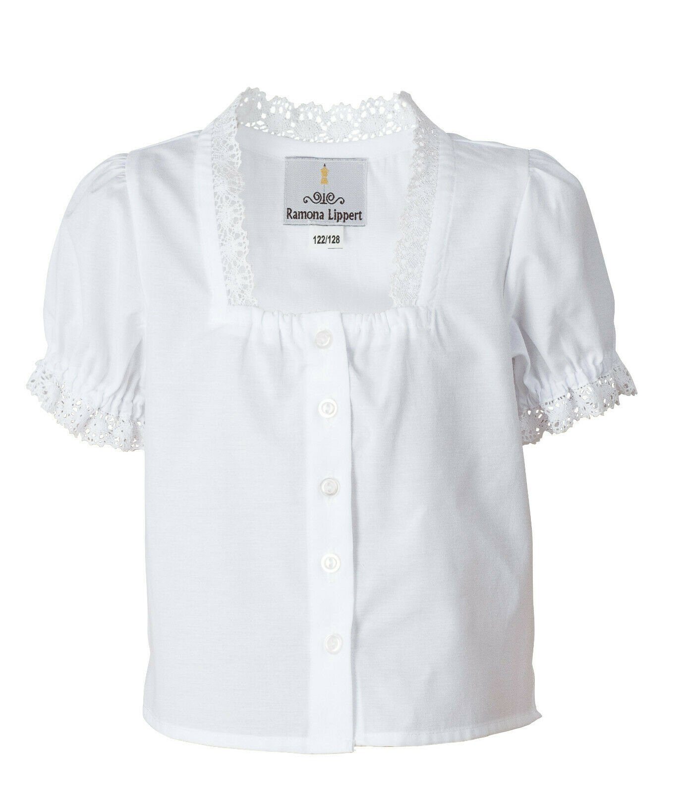 Ramona Lippert Trachtenbluse Trachtenbluse Lara Kind Dirndlbluse