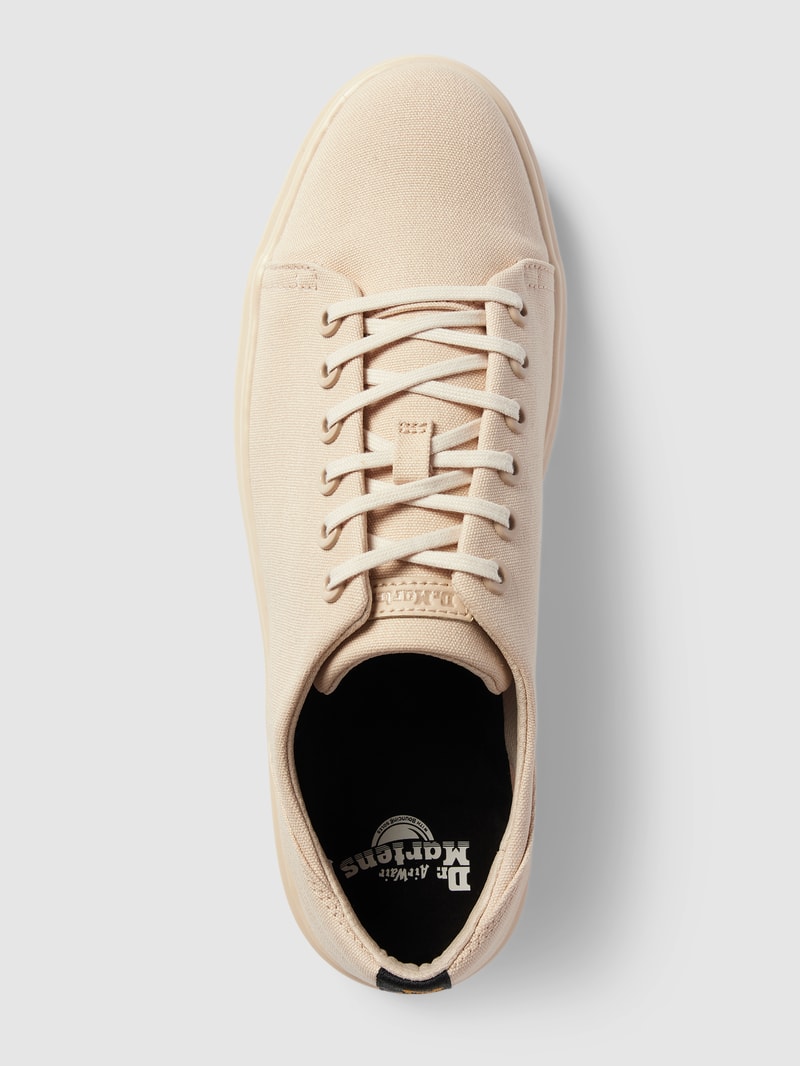Sneaker mit Label-Detail Modell 'Dante' in beige