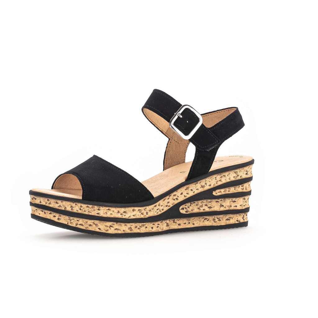 Gabor fashion Keilsandalette schwarz
