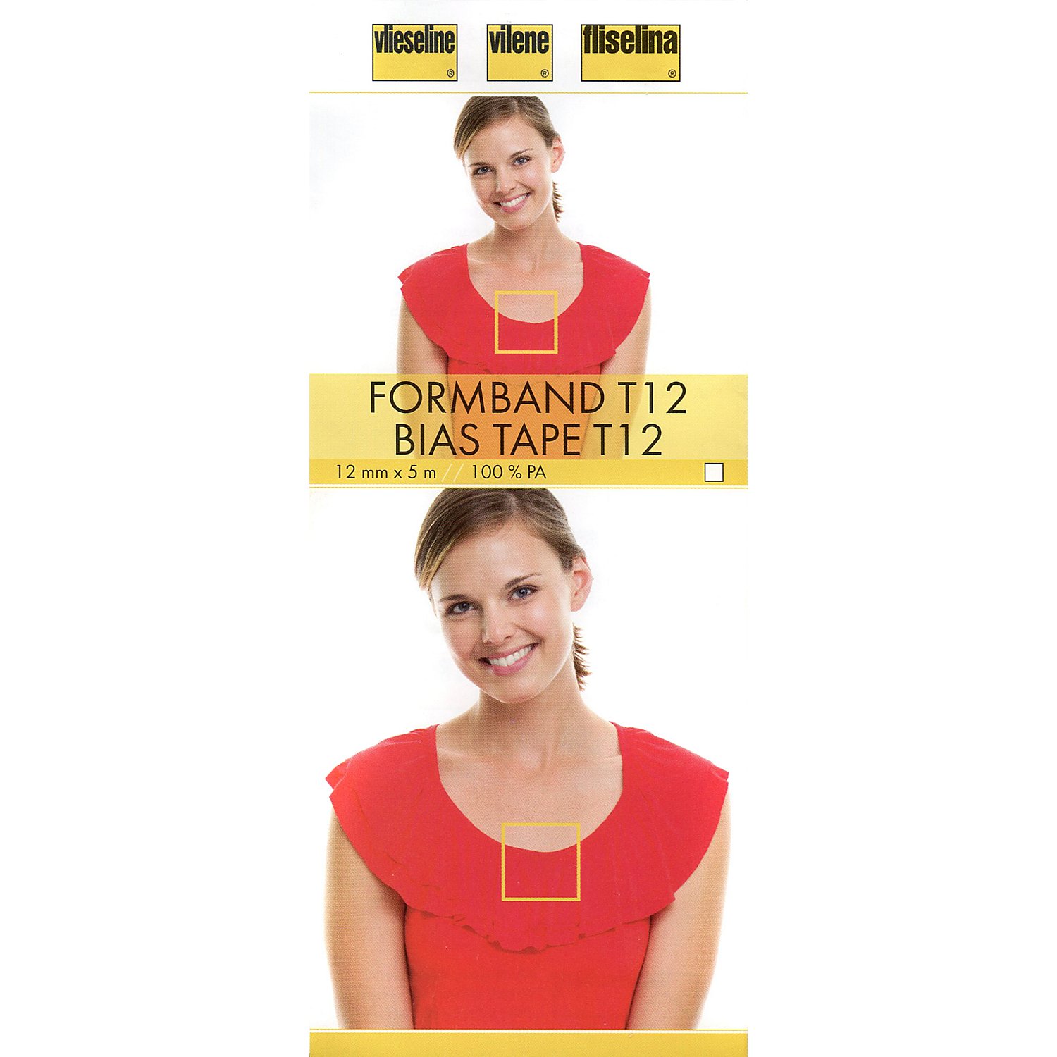 Vlieseline ® Formband T12, Breite: 1,2 cm, Länge: 5 m