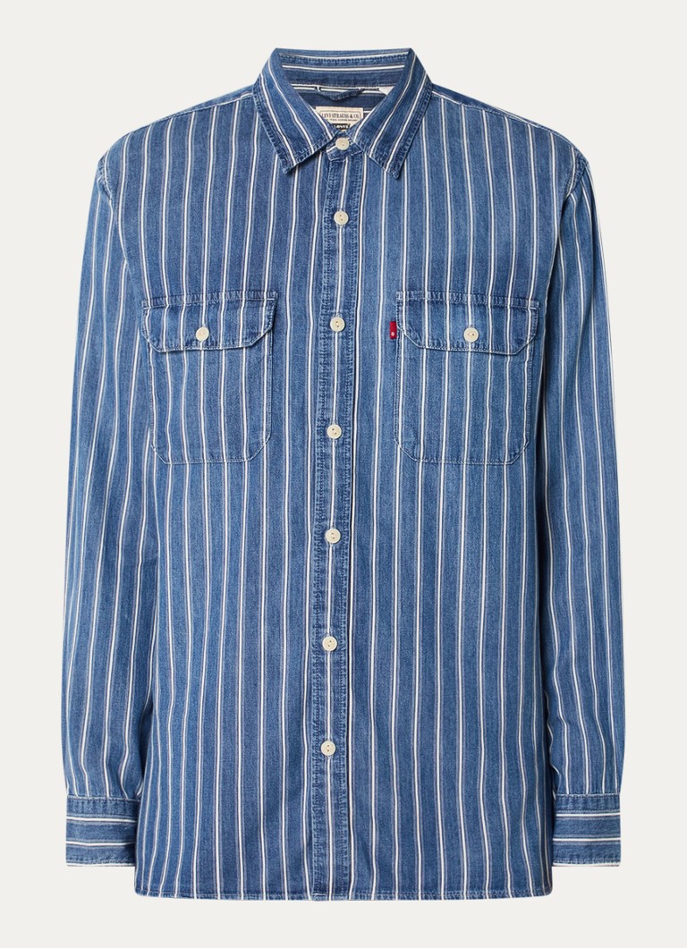 Levi's Jackson košulja s prugastim printom i džepovima na prsima