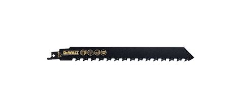 DeWalt Zubehör DT2420-QZ HM Sägeblatt für Säbelsägen, gezahnt, 240 x 12,7 mm, 1 Stück