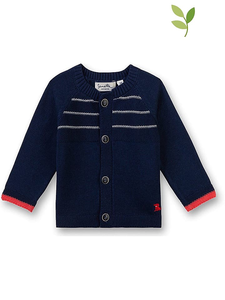 Sanetta Kidswear Strickjacke in Dunkelblau günstig kaufen 68