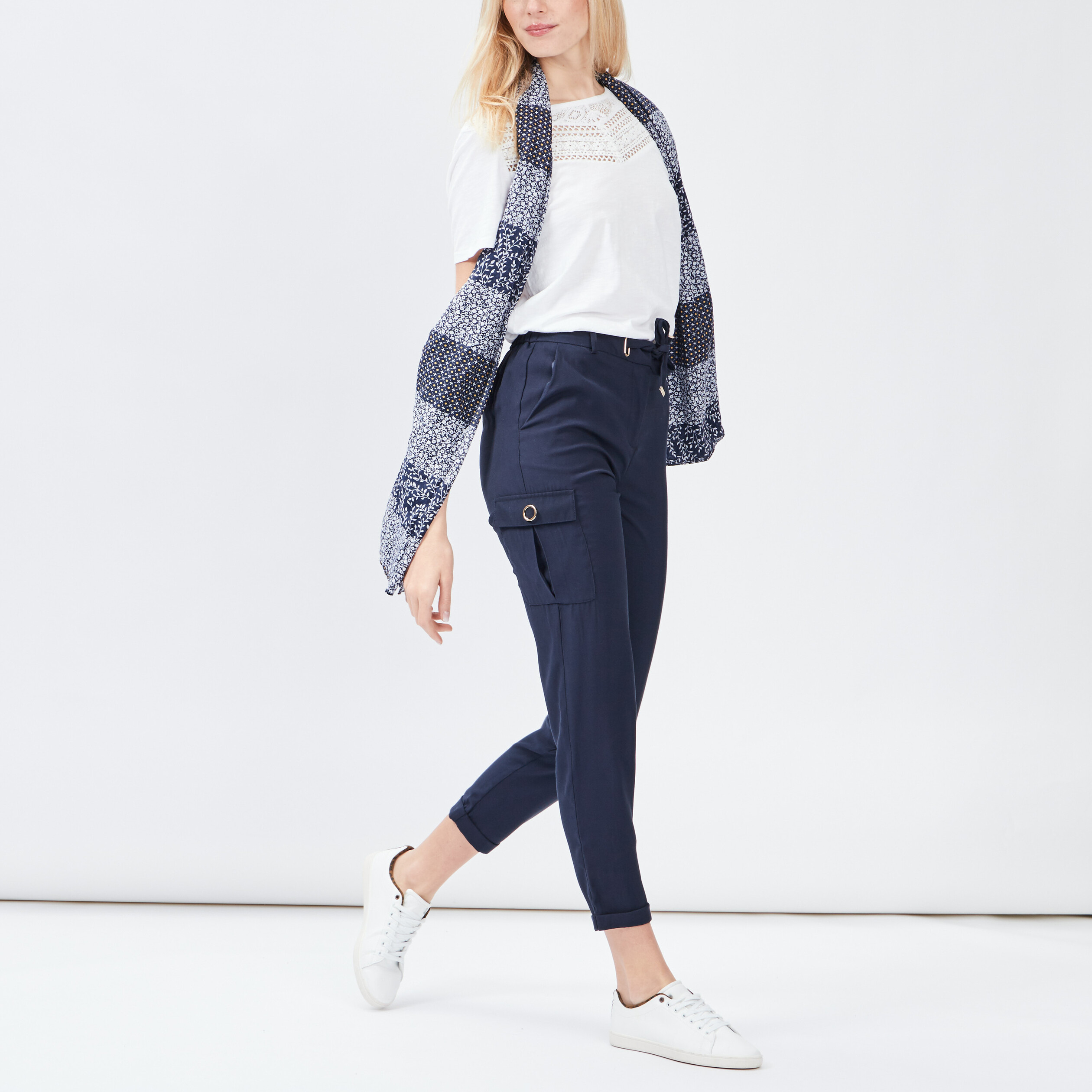 T-shirt manches courtes blanc femme | La Halle