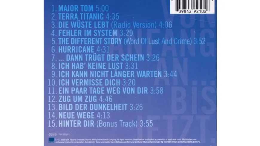 Von Anfang An...Bis Jetzt