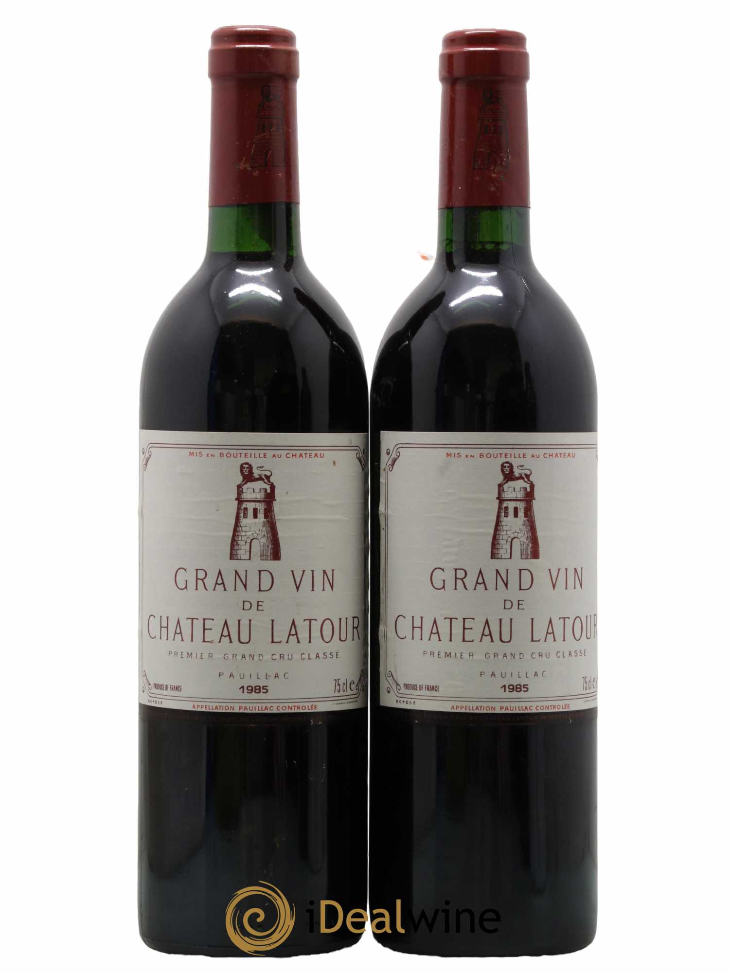 Château Latour 1er Grand Cru Classé  1985 - Lot de 2 Bouteilles