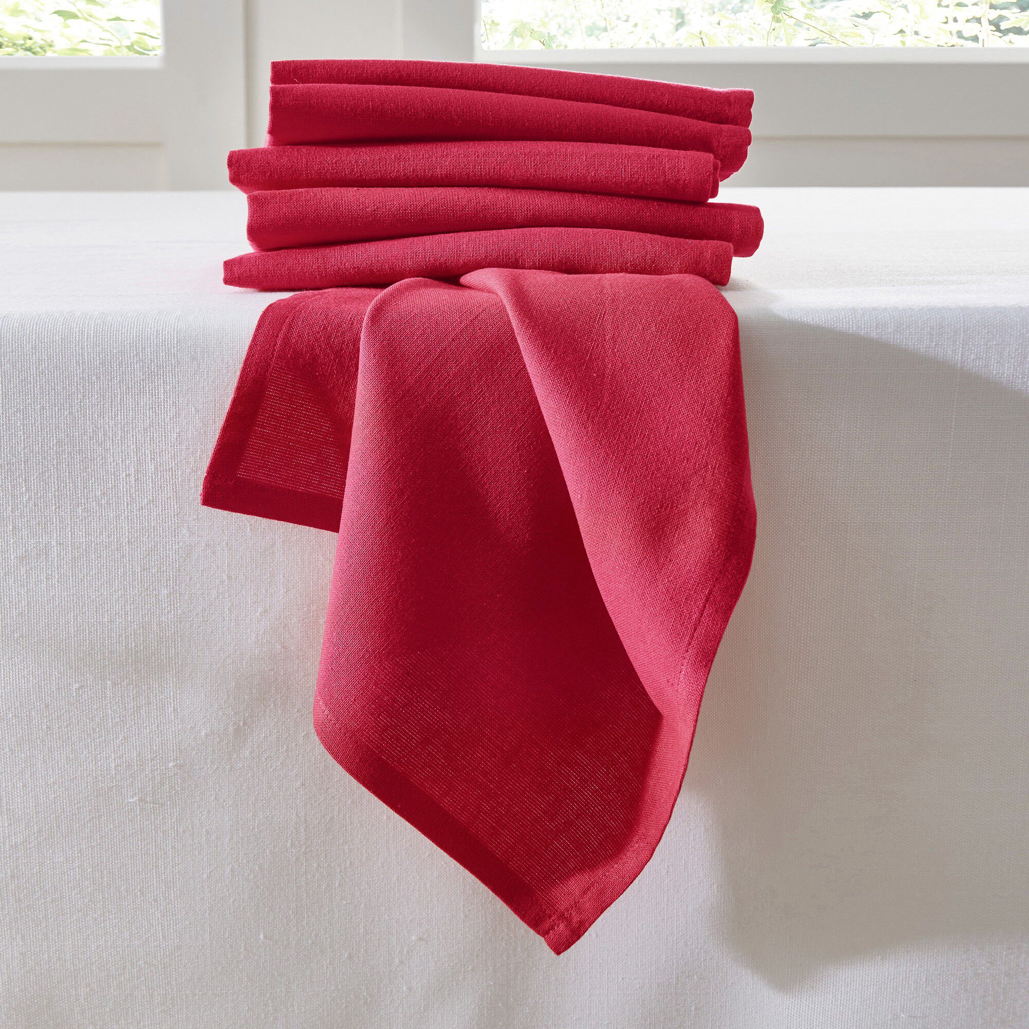 Serviette de table unie